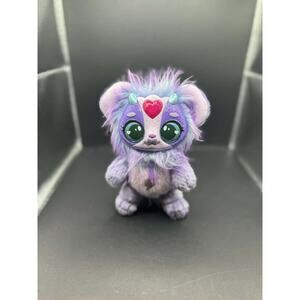 Magic Mixies Color Surprise Cauldron Purple Poseable Plush Pet Heart
